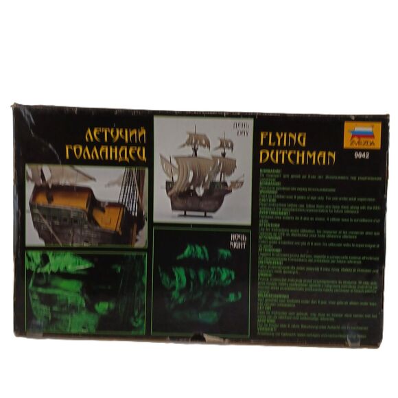 ZVEZDA 9042 Flying Dutchman Ghost Ship Unassembled Model Kit Glow in Dark - Picture 7 of 9